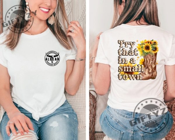 Sunflower Jason Aldean Shirt Try That In A Small Town Shirt Jason Aldean Hoodie Jason Aldean Tee Country Music Shirt giftyzy.com 2