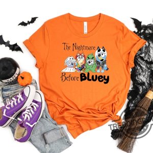 Bluey Halloween Shirt Bluey Shirt Bluey Trick Or Treat Shirt Happy Halloween Shirt Halloween Shirt Bluey Kids Shirt trendingnowe.com 2