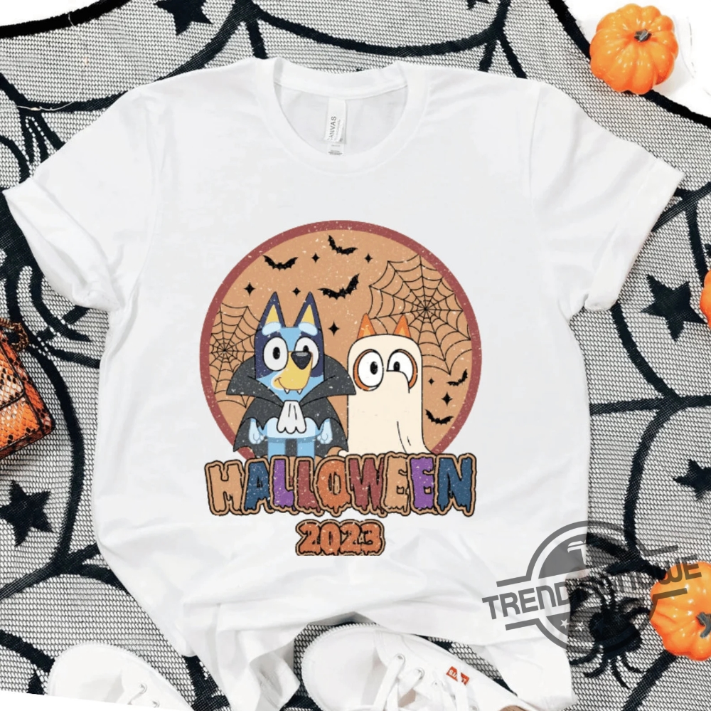 Bluey Halloween Shirt, Bluey Shirt Kids, Bluey and Bingo Vibes Shirt, Toddler Spooky Season Shirt