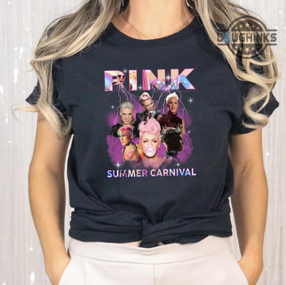 Pink Summer Carnival 2023 Personalized Black Design Baseball