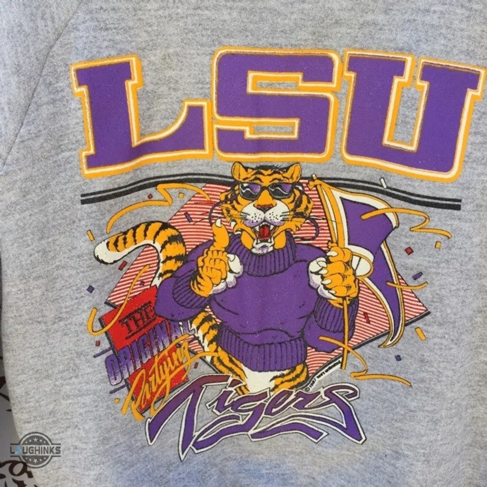 Lsu Tigers Shirt NEW Lsu Sweatshirt Womens Grey Lsu Sweatshirt