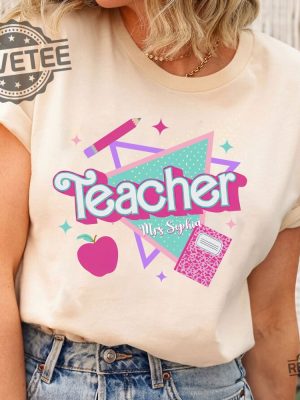 Personalized Teacher Shirt This Barbie Is A Teacher Barbenheimer T Shirt Barbiheimer Barbinhimer Barbie Heimer Barbenheimer Poster Barbihimer Barbinhiemer Barbieheimer New revetee.com 3