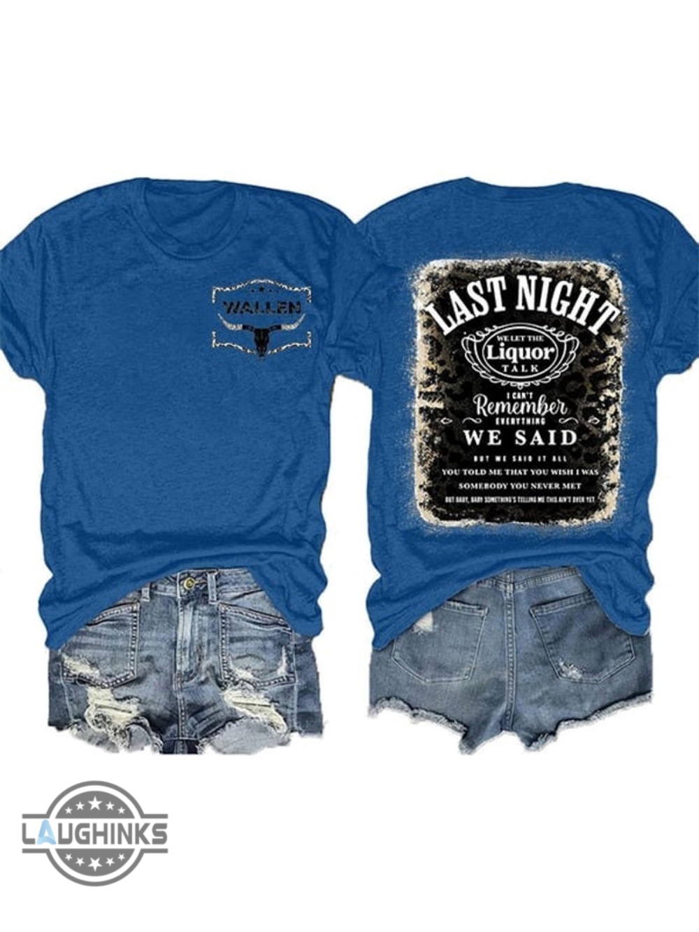 Morgan Wallen Last Night Shirts Double Sided Last Night Morgan Wallen ...