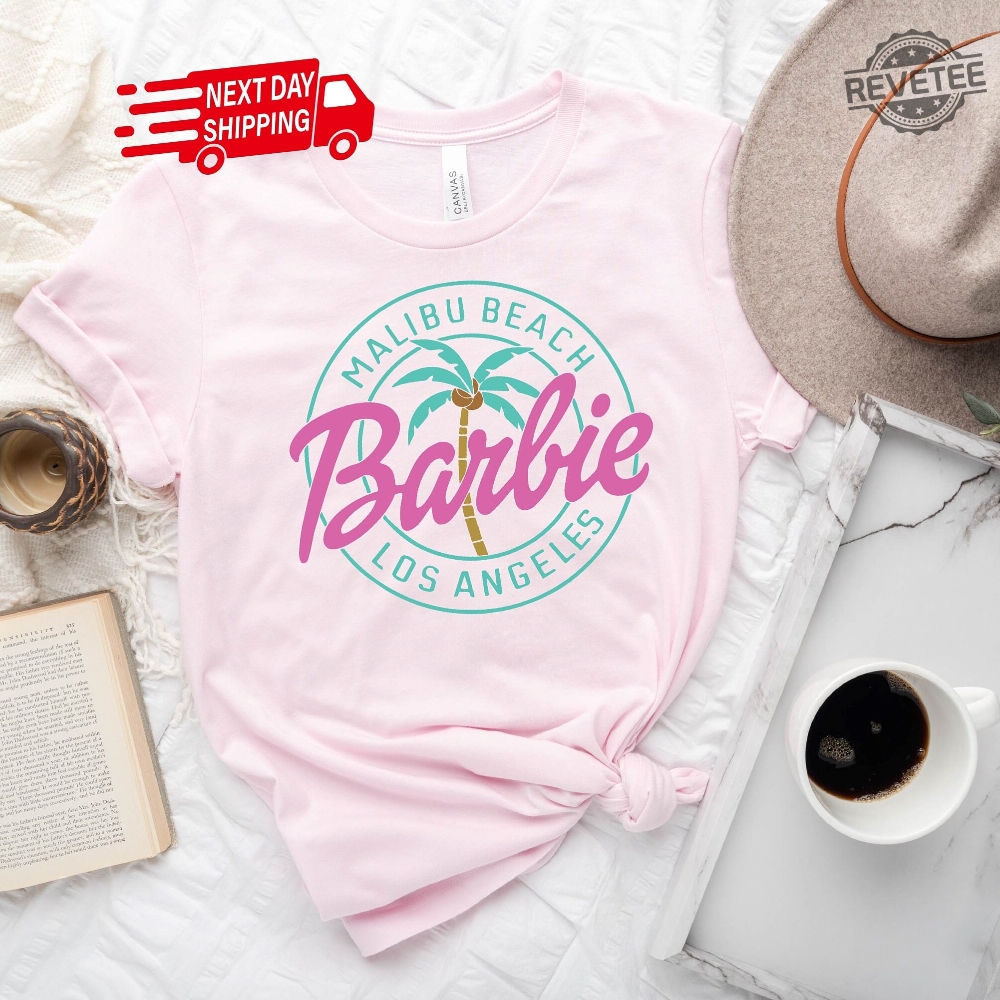 "Upgrade Your Wardrobe with Barbie Chic: Explore Revetee's Trendy Shirts!" 3 Pink Babe Doll Malibu Beach Shirt Pink Barbi Los Angeles Shirt I Am Enough Barbie Barbie Heimer Barbieheimer Shirt Barbie Oppenheimer Shirt Barbiheimer Barbie Heimer Barbenheimer Poster New