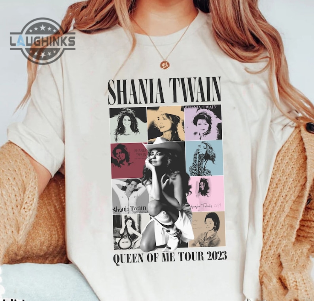 Shania Twain Tshirt Uk Us Shania Twain Vintage T Shirt Mens Womens Shania Twain T Shirt Shania Twain Queen Of Me Tour Sweatshirt Shania Twain Uk Tour 2023 Hoodie