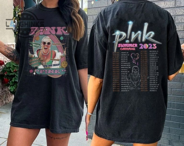 Pink Concert Tshirt Double Sided Shirts For Pink Concert Pink Concert