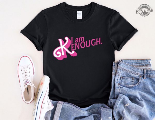 I Am Enough Barbie You Are Kenough Barbiheimer I Am Kenough Sweater I Am Kenough Shirt Barbie Hiemer Barbie Haimer I Am Kenough Hoody I Am Kenough Tshirt Keough Shirt Unique revetee.com 3