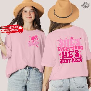 Shes Everything Hes Just Ken Shirt Barbie Allan Shirt I Am Enough Barbie Barbie Heimer Barbieheimer Shirt Barbie Oppenheimer Shirt Barbiheimer Barbie Heimer Barbenheimer Poster New revetee.com 2