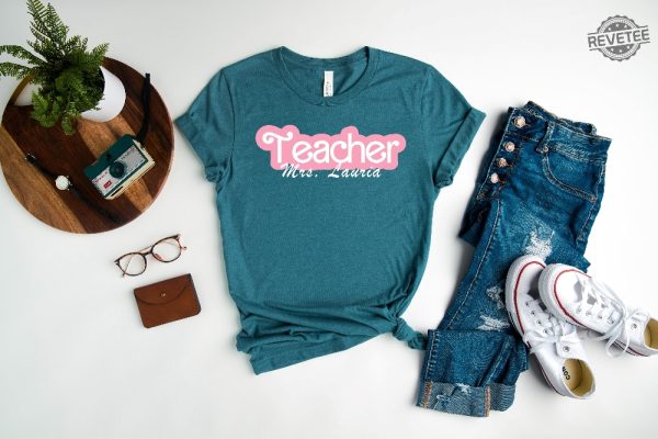 Cute Shirt For Teacher Team Personalized Teacher Shirt Teacher Barbie Shirt Barbie Heimer Barbieheimer Shirt Barbie Oppenheimer Shirt Barbieheimer Barbenheimer Shirt Barbiheimer New revetee.com 2