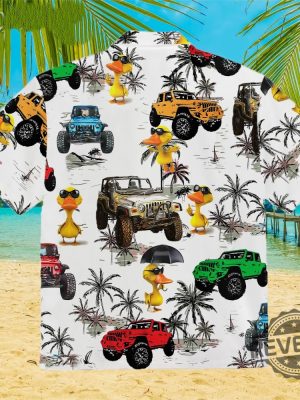 Duck Jeep Tropical Hawaiian Shirt Duck Jeep Hawaiian Shirt Duck Jeep Trend Shirt Jeep Christmas Shirt Jeep Wrangler Hawaiian Shirt New revetee.com 2