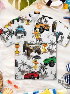 Duck Jeep Tropical Hawaiian Shirt Duck Jeep Hawaiian Shirt Duck Jeep Trend Shirt Jeep Christmas Shirt Jeep Wrangler Hawaiian Shirt New revetee.com 3