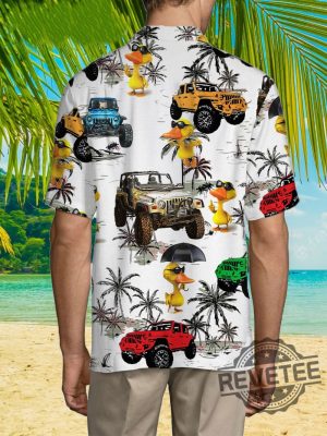 Duck Jeep Tropical Hawaiian Shirt Duck Jeep Hawaiian Shirt Duck Jeep Trend Shirt Jeep Christmas Shirt Jeep Wrangler Hawaiian Shirt New revetee.com 4