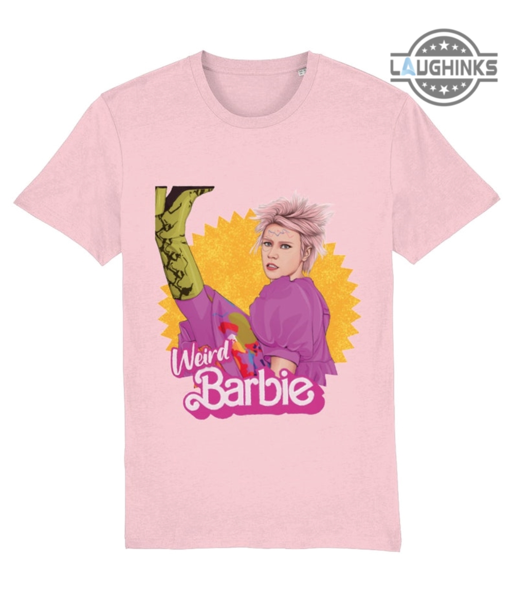 Weird Barbie Shirt Weird Barbie Kate Mckinnon Barbie Tshirt Weird Barbie Movie Shirt Weird Barbie T Shirt Barbie Shirts For Adults Kids Funny Barbie Shirt