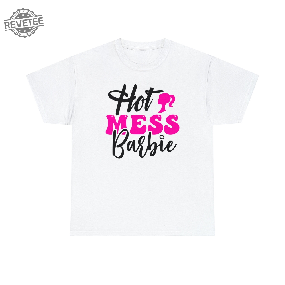 Hot Mess Barbie Shirt Black Barbie Shirt Keough Hoodie Barbie Barbheimer Barbinhimer I Am Ken Enough Hoodie I Am Kenough Sweater Keough Sweatshirt Am I Kenough New