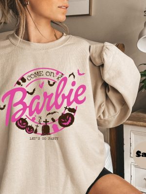 Come On Barbie Lets Go Party Shirt Happy Halloween Shirt Barbenheimer T Shirt Barbiheimer Barbinhimer Barbie Heimer Barbenheimer Poster Barbihimer Barbinhiemer Black Barbie Shirt New revetee.com 4