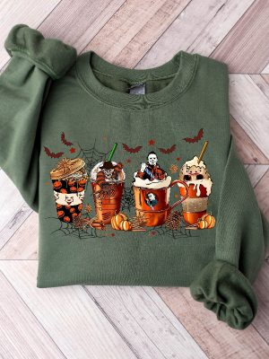 Skeleton Coffee Cups Sweatshirt Coffee Cups Sweatshirt Skull Coffee Cup Sweatshirt Skeleton Halloween Sweatshirt Coffee Lover Hocus Pocus Tshirt Womens Girls Hocus Pocus Shirt New revetee.com 4