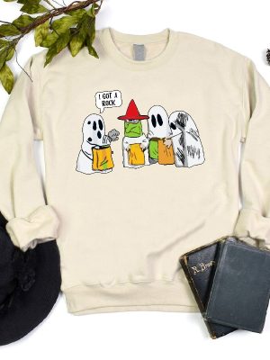 I Got A Rock Halloween Sweatshirt Cute Fall Sweatshirt Womens Ghost Sweatshirt Funny Ghost Sweatshirt Little Ghosts Sweatshirt Disney Halloween Shirts New revetee.com 4