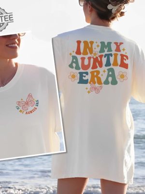 In My Auntie Era Shirt Auntie Shirt Aunt Shirt Gift For Aunts Aunt Era Shirt Aunt Gift Cool Aunt Shirt Eras Shirt Retro Aunt Shirt Unique revetee.com 3