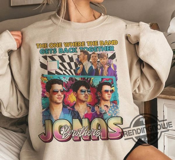 Jonas Brother Shirt Vintange Trendy Music Band Long Sleeve Shirt trendingnowe.com 1