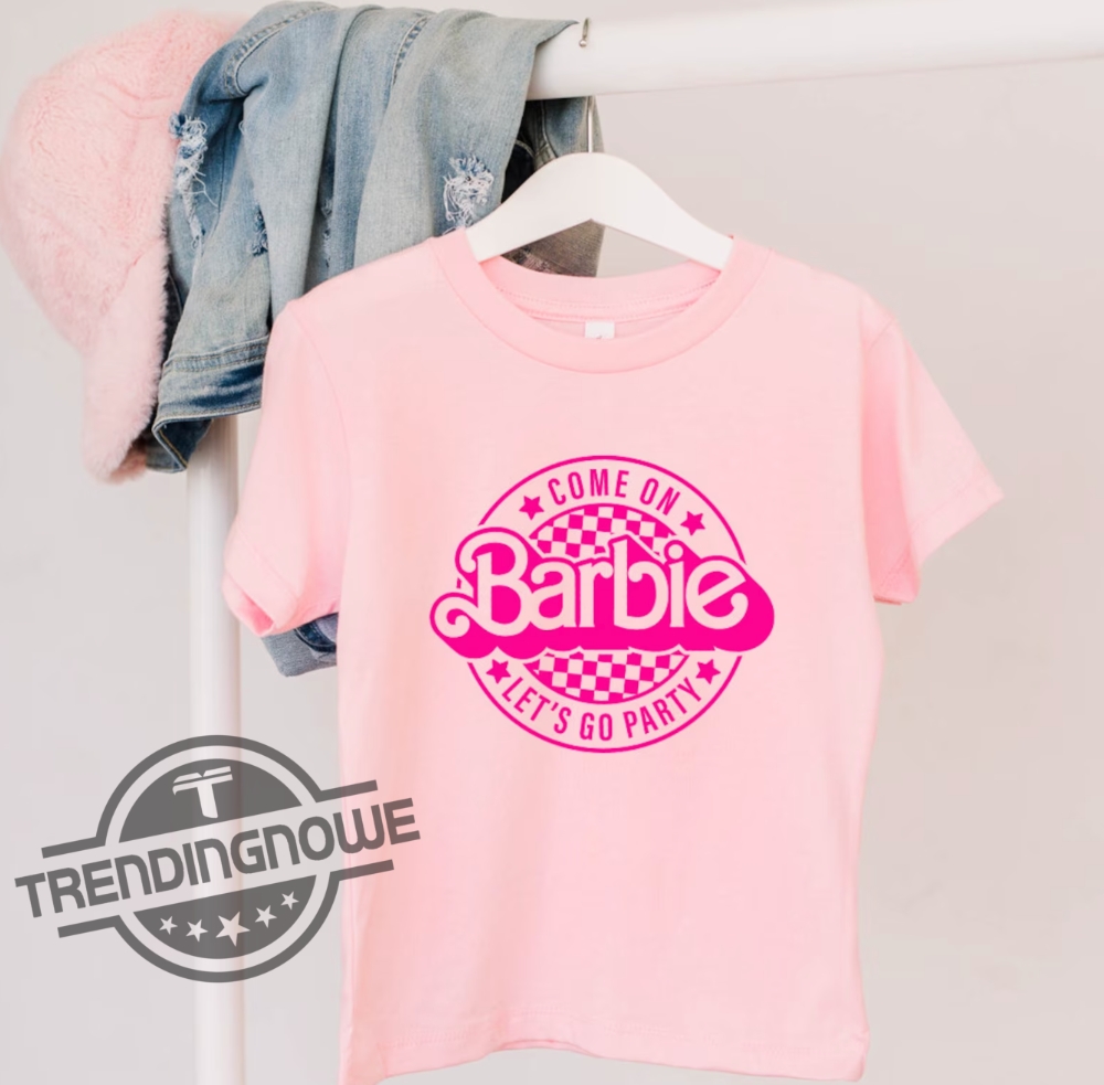 Hot pink 2024 barbie shirt