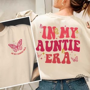 In My Auntie Era Shirt Aunt Era Eras Sweatshirt Retro Aunt Sweatshirt Baby Announcement For Aunt Funny Aunt Shirt Cool Aunt Shirt New revetee.com 6