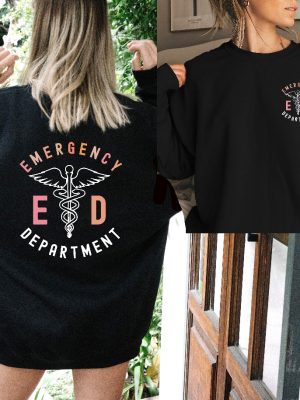 Emergency Department Sweatshirt Er Nurse Gift New Nurse Grad Gift Er Department Shirt Superhero Nurse Shirt Er Nurse Nurse Shirt Designs Nurse T Shirt Design New revetee.com 2