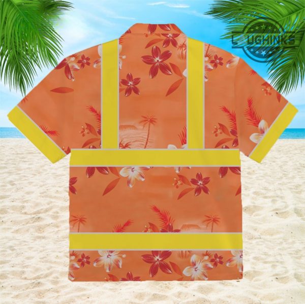 hi vis hawaiian shirt hi vis shirts hi vis vest cosplay shirt hi vis workwear shirt hi vis work shirts hawaiian construction shirt hawaiian safety shirts laughinks.com 2