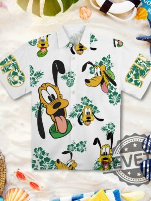 Pluto Dog Hawaiian Shirt Picture Of Pluto The Dog Minnie Mouse Donald Duck Pluto Dog Costume New revetee.com 2