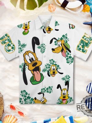 Pluto Dog Hawaiian Shirt Picture Of Pluto The Dog Minnie Mouse Donald Duck Pluto Dog Costume New revetee.com 3