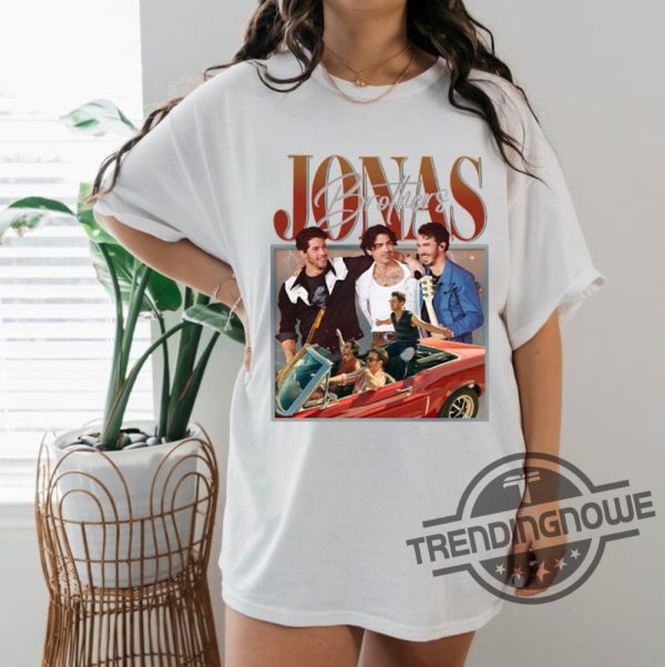 Vintage Jonas Brothers Shirt Jonas Brothers Shoreline Jonas Shirt Five Albums One Night Tour Shirt Jonas Brothers 2023 Tour Shirt trendingnowe.com 2