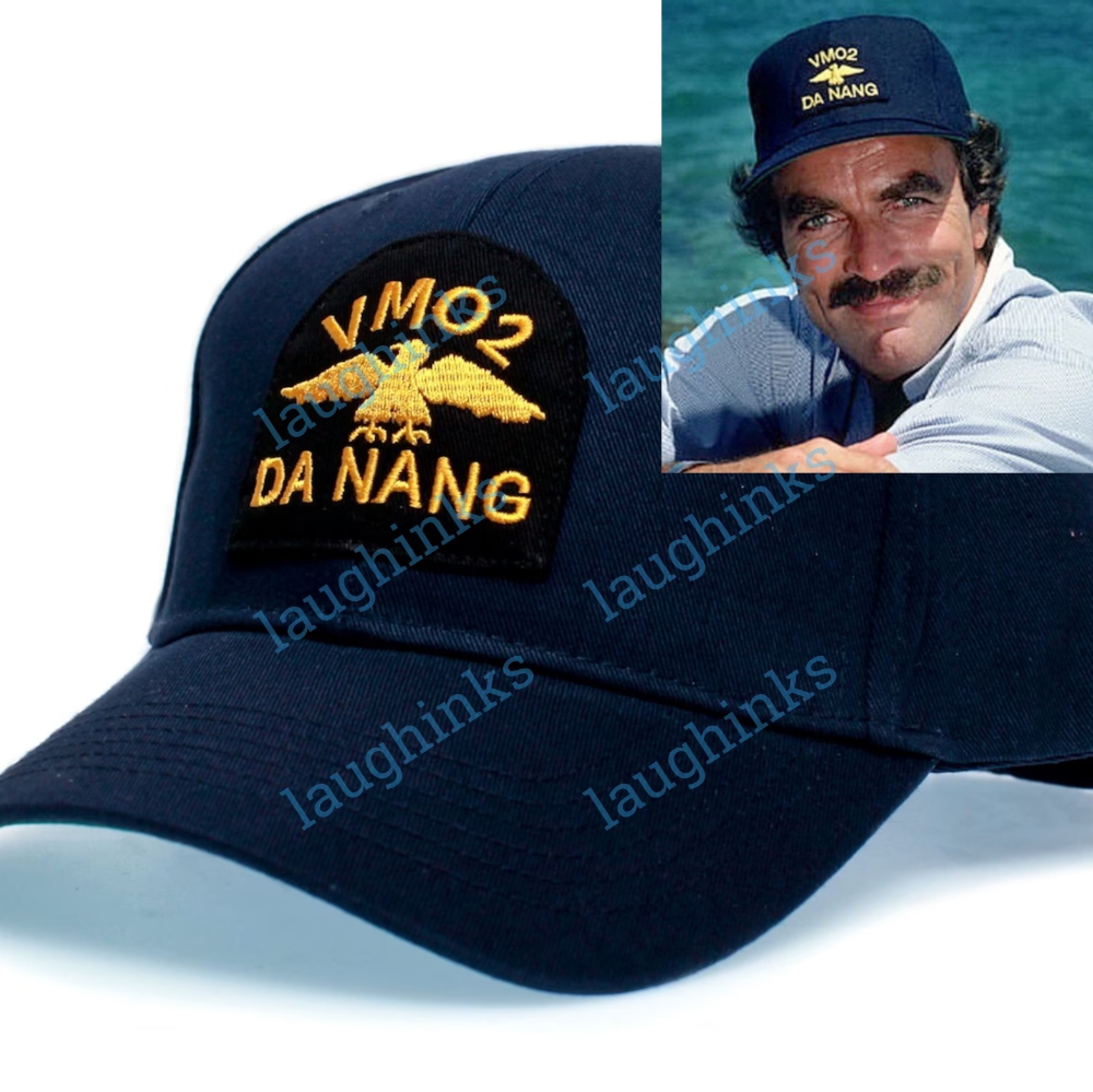 "Stylish VM02 Da Nang Baseball Caps and More: Fresh Drops Alert at Laughinks!" 2 Vm02 Da Nang Baseball Cap Vm02 Da Nang Hat Magnum P.I. Da Nang Hat Tom Selleck Magnum Pi Baseball Cap Embroidered Baseball Caps