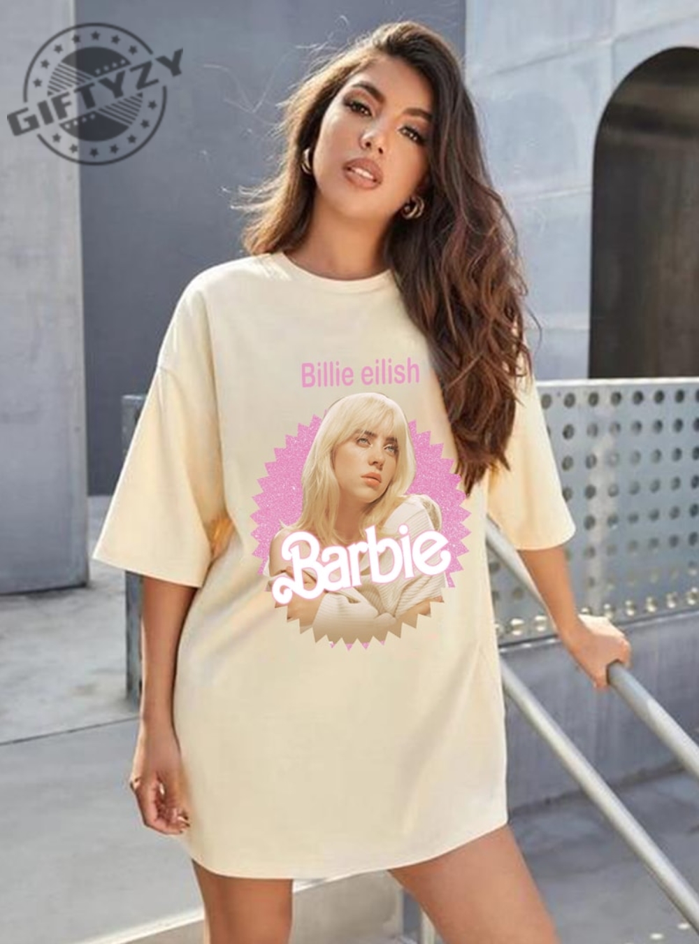 Billie Eilish Barbie Shirt Happier Than Ever Billie Tee Movie Barbie Hoodie Sweatshirt Barbenheimer Shirt