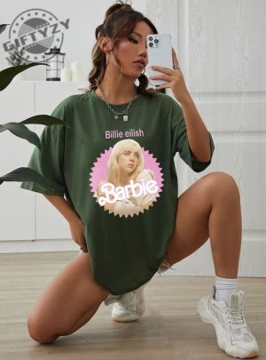 Billie Eilish Barbie Shirt Happier Than Ever Billie Tee Movie Barbie Hoodie Sweatshirt Barbenheimer Shirt giftyzy.com 2