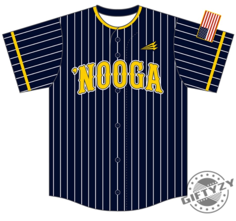 Chattanooga Baseball Shirt Personalized Custom Name 3D Over Printed Chattanooga Baseball Shirt