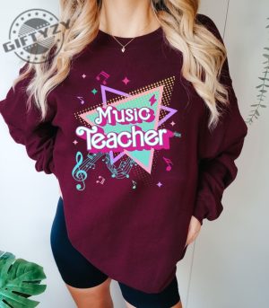 Personalized Custom Name Teacher Barbie Shirt Pink Teacher Shirt Teacher Life Sweatshirt Back To School Shirt Gift For Teacher giftyzy.com 4