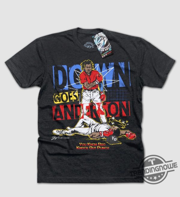 Down Goes Anderson Shirt Tom Hamilton Down Goes Anderson Shirt Tim Anderson Jose Ramirez Shirt Tom Hamilton Shirt Baseball Fight trendingnowe.com 1