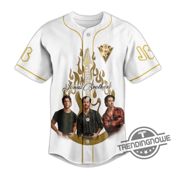 Jonas Brothers Baseball Jersey Jonas Brothers Shirt Jonas Brother Five Albums One Night Baseball Jersey Jonas Brothers The Tour 2023 Baseball Jersey trendingnowe.com 2