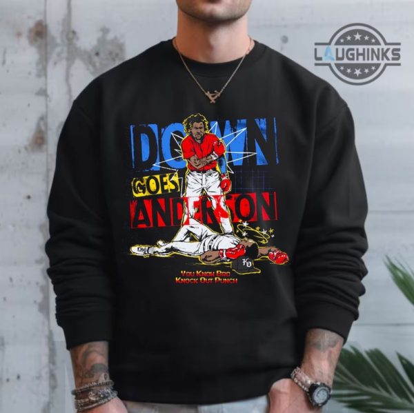 down goes anderson shirt jose ramirez tim anderson shirt jose ramirez shirt jose ramirez fight tim anderson sweatshirt hoodie mens womens laughinks.com 1