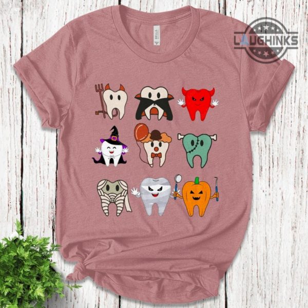 dental halloween shirts halloween horror nights 2023 sweatshirt dental hygiene halloween shirts halloween dental shirts funny dental shirts laughinks.com 2