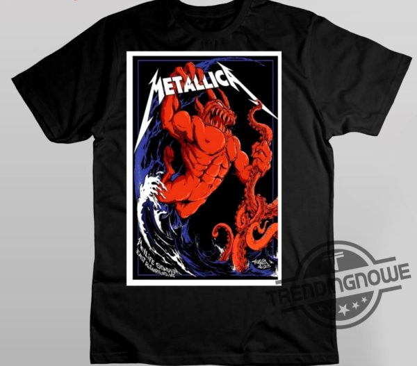 Metallica Shirt Metallica Tour 2023 MetLife Stadium Poster Shirt trendingnowe.com 1