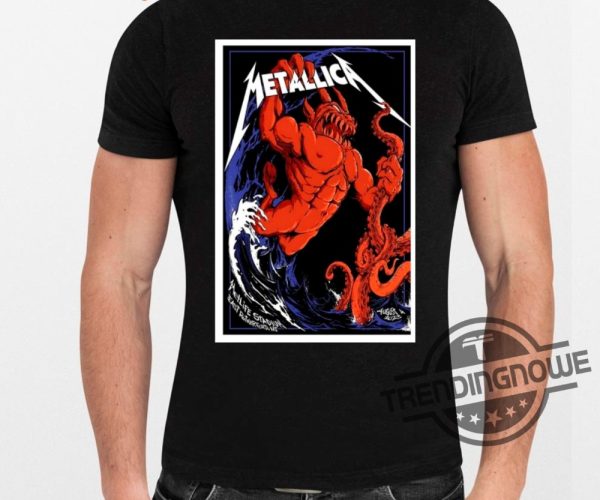Metallica Shirt Metallica Tour 2023 MetLife Stadium Poster Shirt trendingnowe.com 3