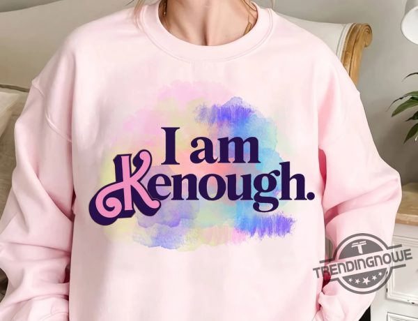 I Am Kenough Shirt Barbi Inspired Shirt Pink Doll Shirt trendingnowe.com 1