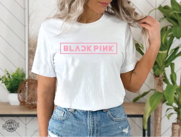 Black Pink Shirt Black Pink Logo Shirt Kpop Lover Shirt Black Pink Lover Gift Black Pink Shirt For Fan In Your Area Shirt Blackpink Merch New revetee.com 1