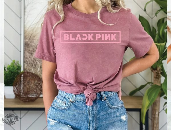 Black Pink Shirt Black Pink Logo Shirt Kpop Lover Shirt Black Pink Lover Gift Black Pink Shirt For Fan In Your Area Shirt Blackpink Merch New revetee.com 3