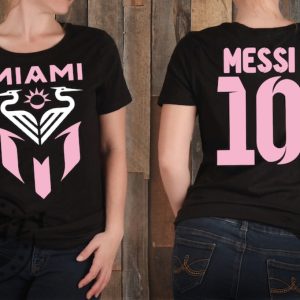 Miami Leo Messi Double Sides Shirt Lionel Messi Tshirt Miami Messi Introduction Hoodie Messi Soccer Shirt giftyzy.com 3
