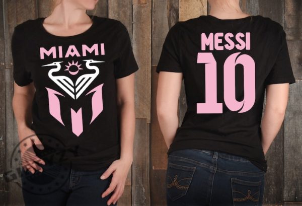 Miami Leo Messi Double Sides Shirt Lionel Messi Tshirt Miami Messi Introduction Hoodie Messi Soccer Shirt giftyzy.com 3