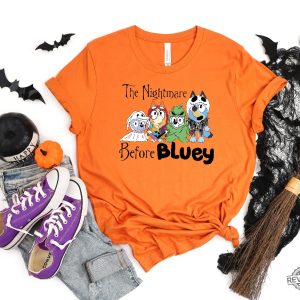 Bluey Dog, Halloween Trick Or Treat T-shirt - Ink In Action