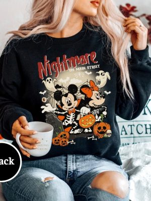 Mickey Minnie Halloween Shirts Vintage Disney Halloween Sweatshirt Disneyland Halloween 2023 Halloween Mickey Halloween Mickey Pumpkin Mickey Mouse Halloween Pumpkin New revetee.com 4