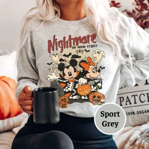 Mickey Minnie Halloween Shirts Vintage Disney Halloween Sweatshirt Disneyland Halloween 2023 Halloween Mickey Halloween Mickey Pumpkin Mickey Mouse Halloween Pumpkin New revetee.com 5