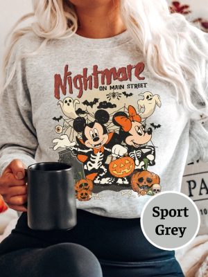 Mickey Minnie Halloween Shirts Vintage Disney Halloween Sweatshirt Disneyland Halloween 2023 Halloween Mickey Halloween Mickey Pumpkin Mickey Mouse Halloween Pumpkin New revetee.com 5